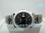 Replica Rolex Datejust Black Dial SS Case Watch 40mm